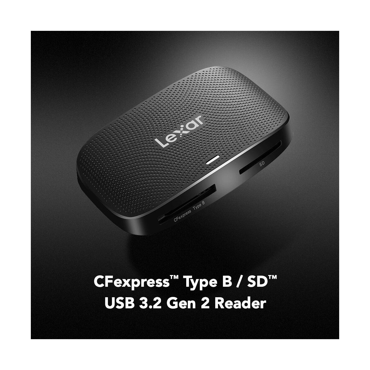 Lexar Dual-Slot CFexpress Type-B & SD UHS-II Card Reader