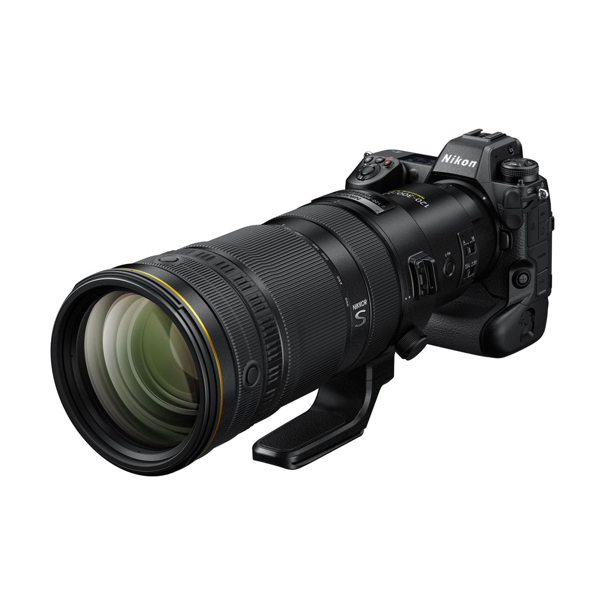 Nikon NIKKOR Z 120-300mm f/2.8 TC VR S Lens — front view