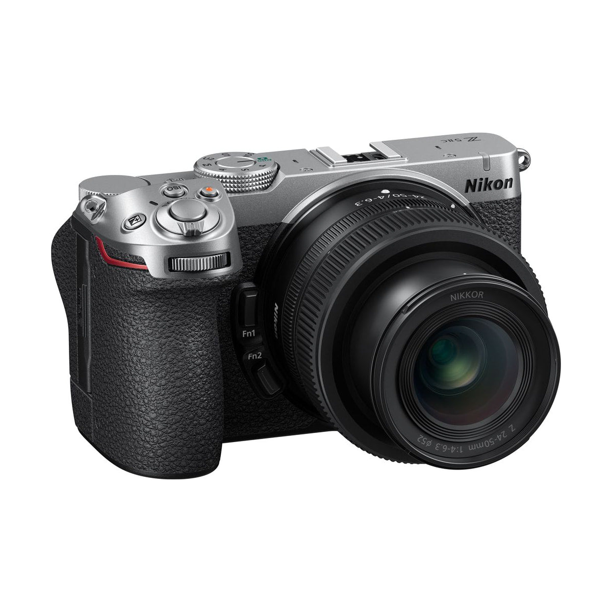 Nikon Z5 IIC Mirrorless Camera Body w/ NIKKOR Z 24-50mm f/4-6.3 VR Lens (Silver) — front view