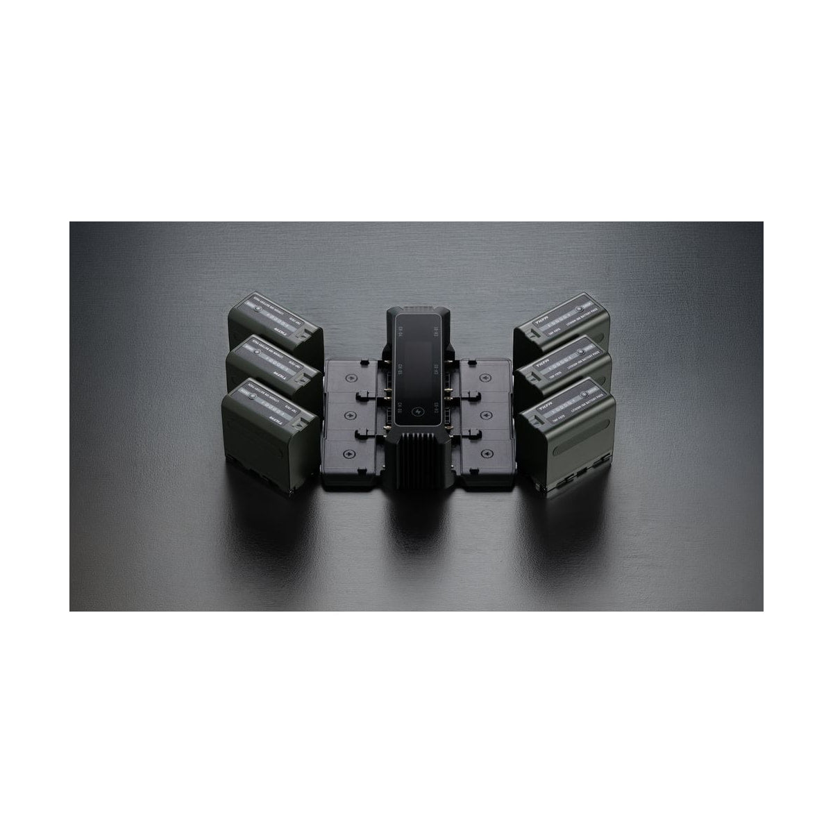 Tilta Foldable Charging Station for L-Series/NP-F (6 Channel) — six channel np f charging station gallery view 6 view