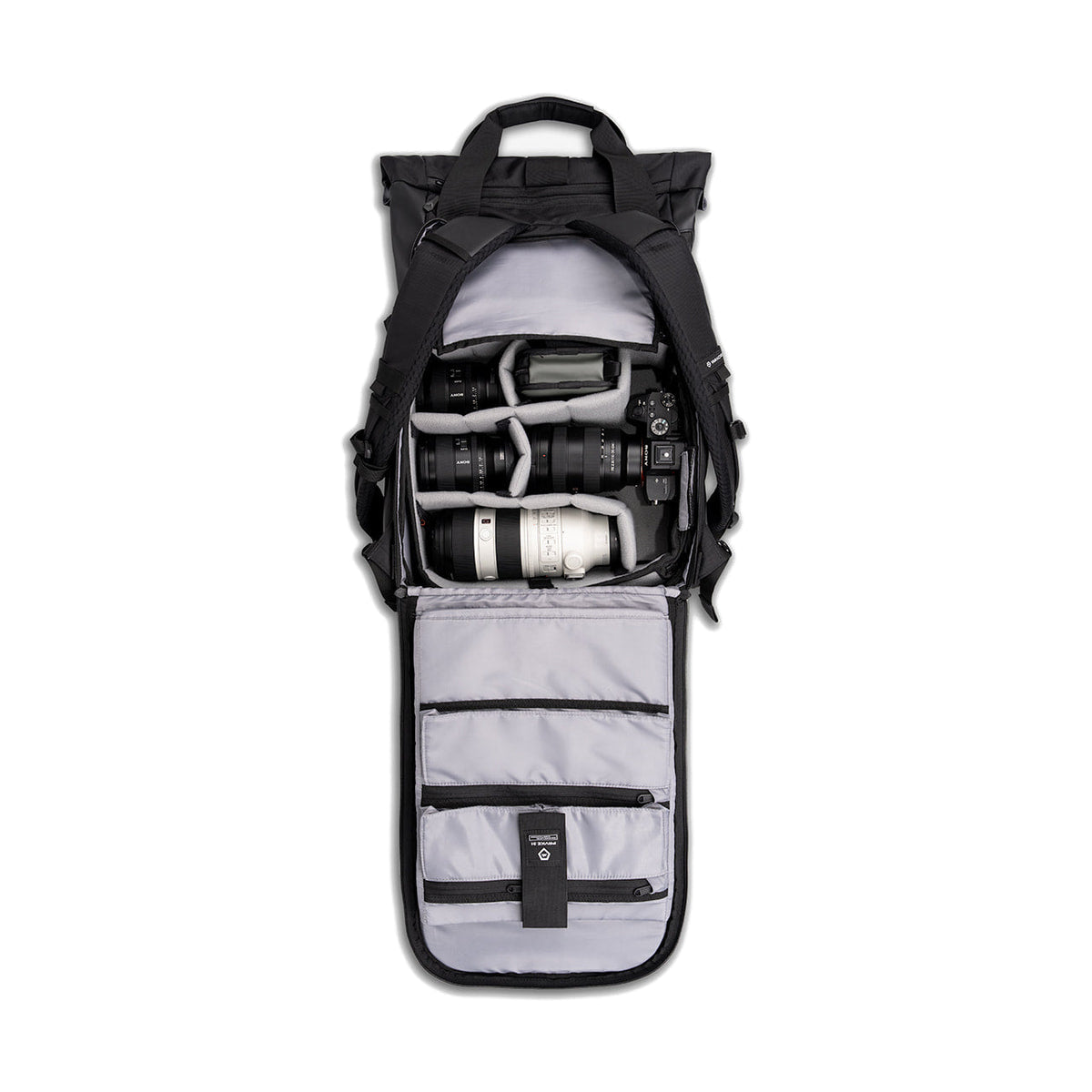 WANDRD PRVKE 31 V4 Backpack w/Photo Bundle (Aegean Blue) — photography bundle packed out view view