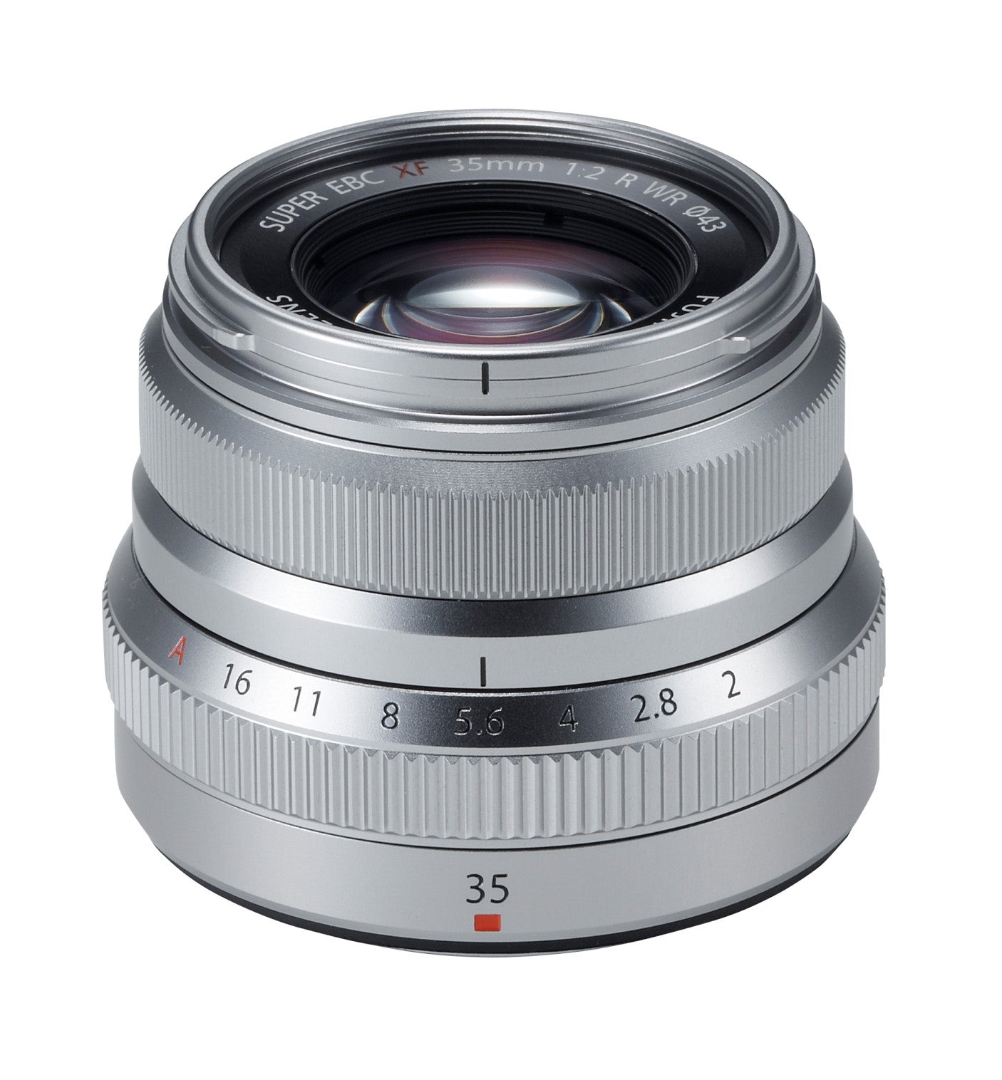 Fujifilm XF 35mm f2 R WR Lens (Silver), lenses mirrorless, Fujifilm - Pictureline