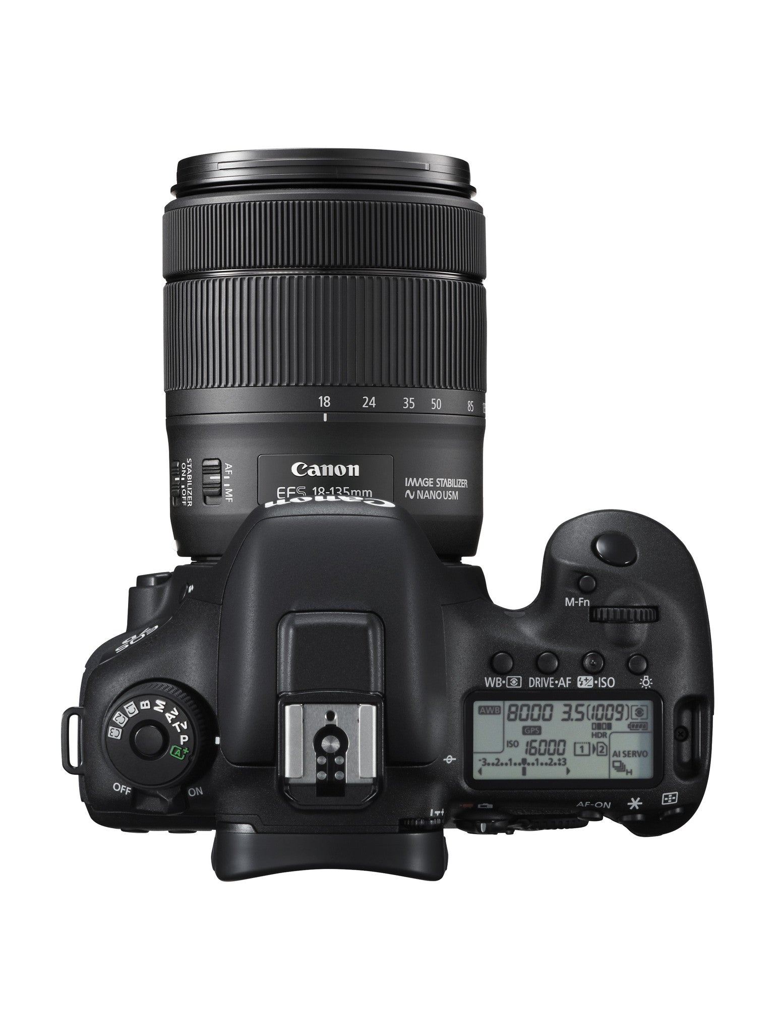 Canon EOS 7D Mark II EF-S 18-135mm f/3.5-5.6 IS USM Digital SLR Camera Wi-Fi Adapter Kit, camera dslr cameras, Canon - Pictureline  - 3