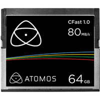 Atomos ATOMCFT064 1x 64GB 1.0 Cfast Card, camera memory cards, Atomos - Pictureline 