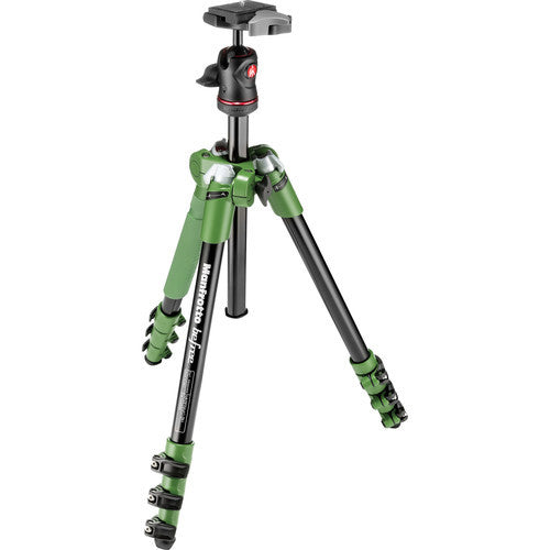 Manfrotto MKBFRA4G-BH Befree Compact Travel Tripod Green, discontinued, Manfrotto - Pictureline - 1