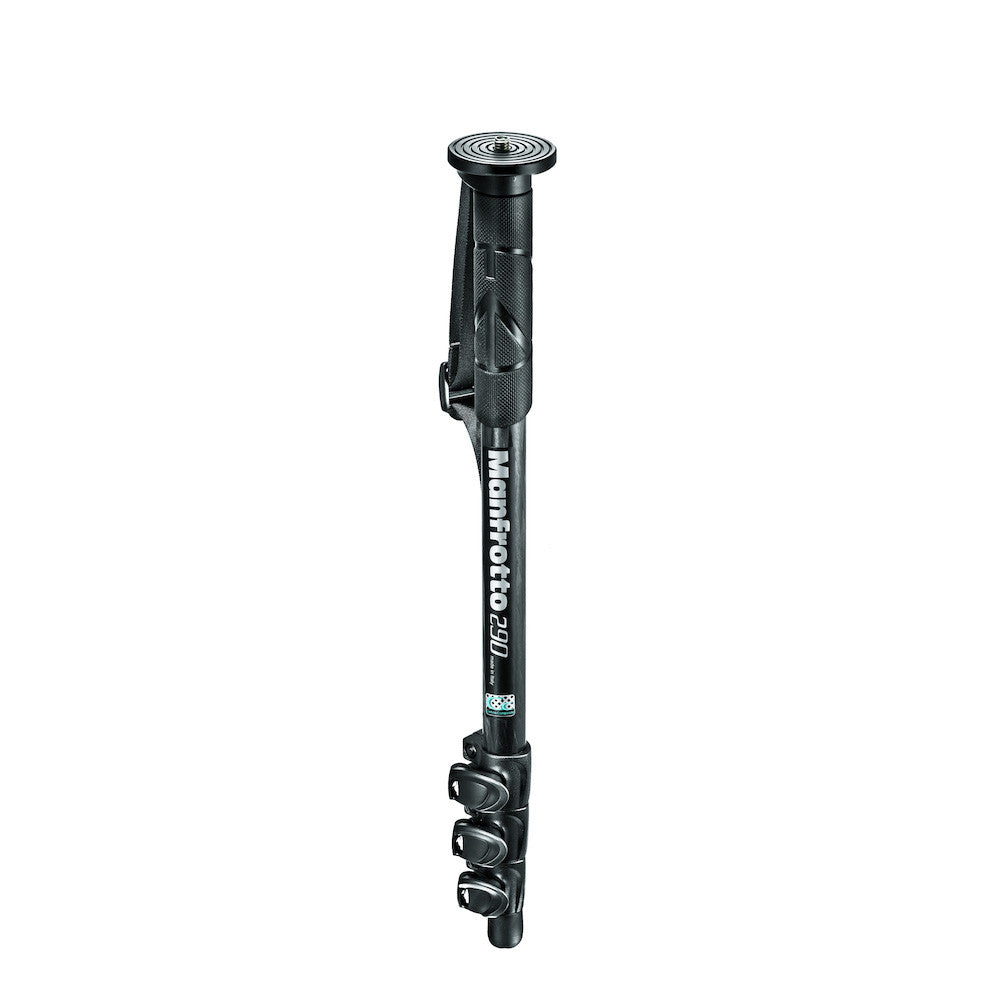Manfrotto 290 Carbon Fiber Monopod, tripods photo monopods, Manfrotto - Pictureline - 1