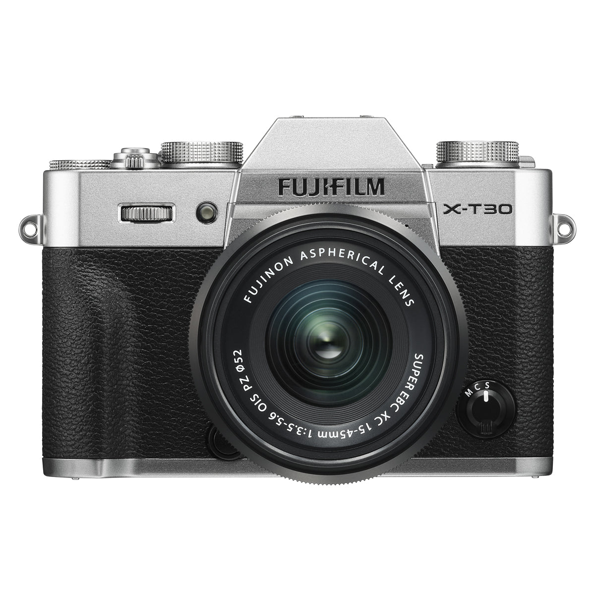 Fujifilm X-T30 Mirrorless Body with XC 15-45mm PZ Lens Kit (Silver)
