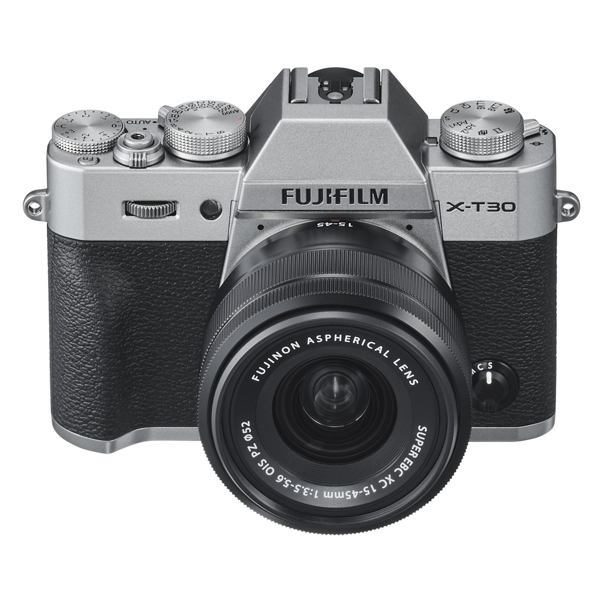 Fujifilm X-T30 Mirrorless Body with XC 15-45mm PZ Lens Kit (Silver)