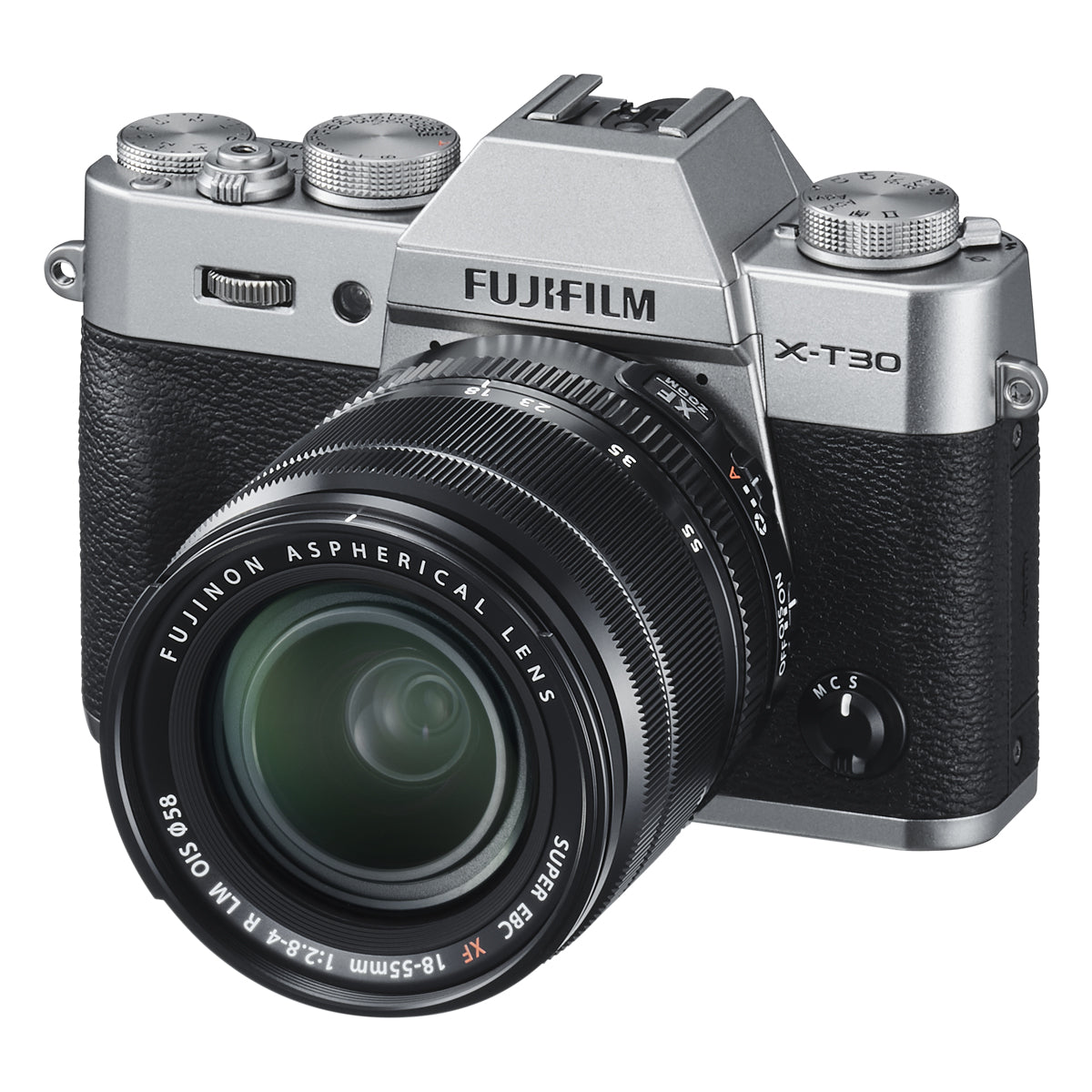 Fujifilm X-T30 Mirrorless Body with XF 18-55mm Lens Kit (Silver)