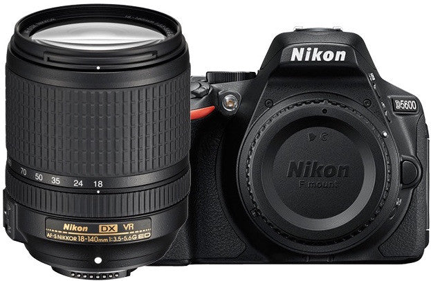 Nikon D5600 DSLR Camera with 18-140mm VR DX Lens, camera dslr cameras, Nikon - Pictureline - 1