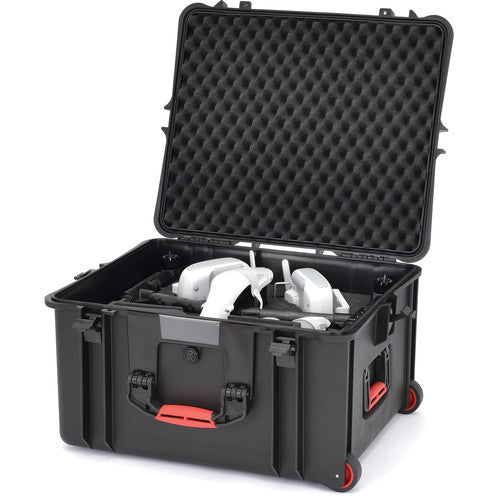 HPRC 2730 WINS Wheeled Hard Case + Foam for DJI Inspire, video drone accessories, HPRC - Pictureline  - 1