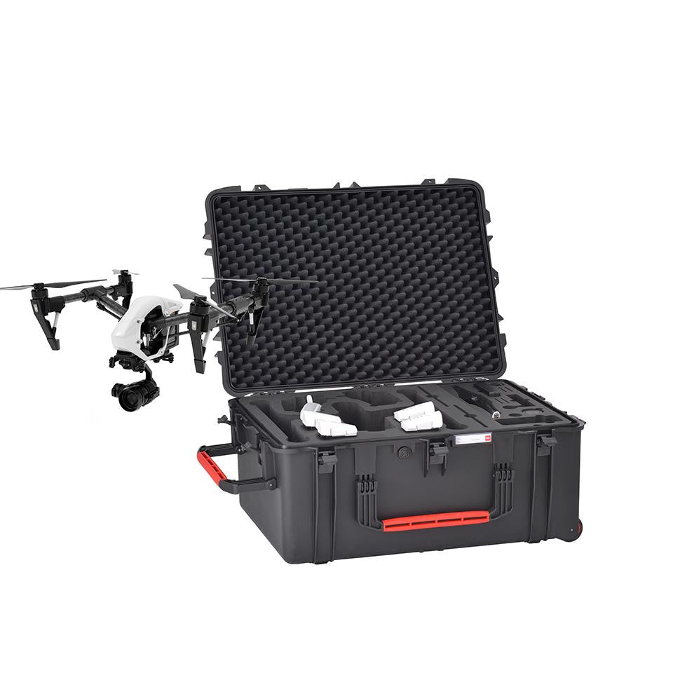 HPRC 2780 WINS Wheeled Hard Case & Foam for DJI Inspire in Landing Mode, bags hard cases, HPRC - Pictureline - 1