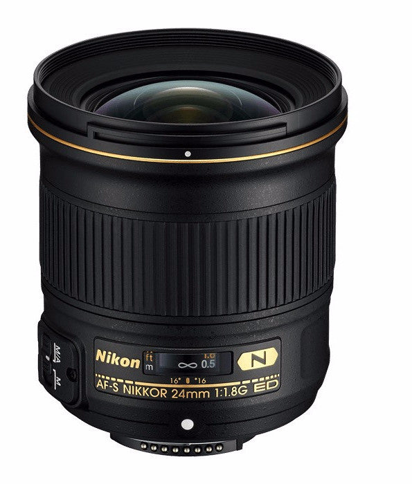 Nikon 24mm f/1.8G ED AF-S Lens, lenses slr lenses, Nikon - Pictureline 