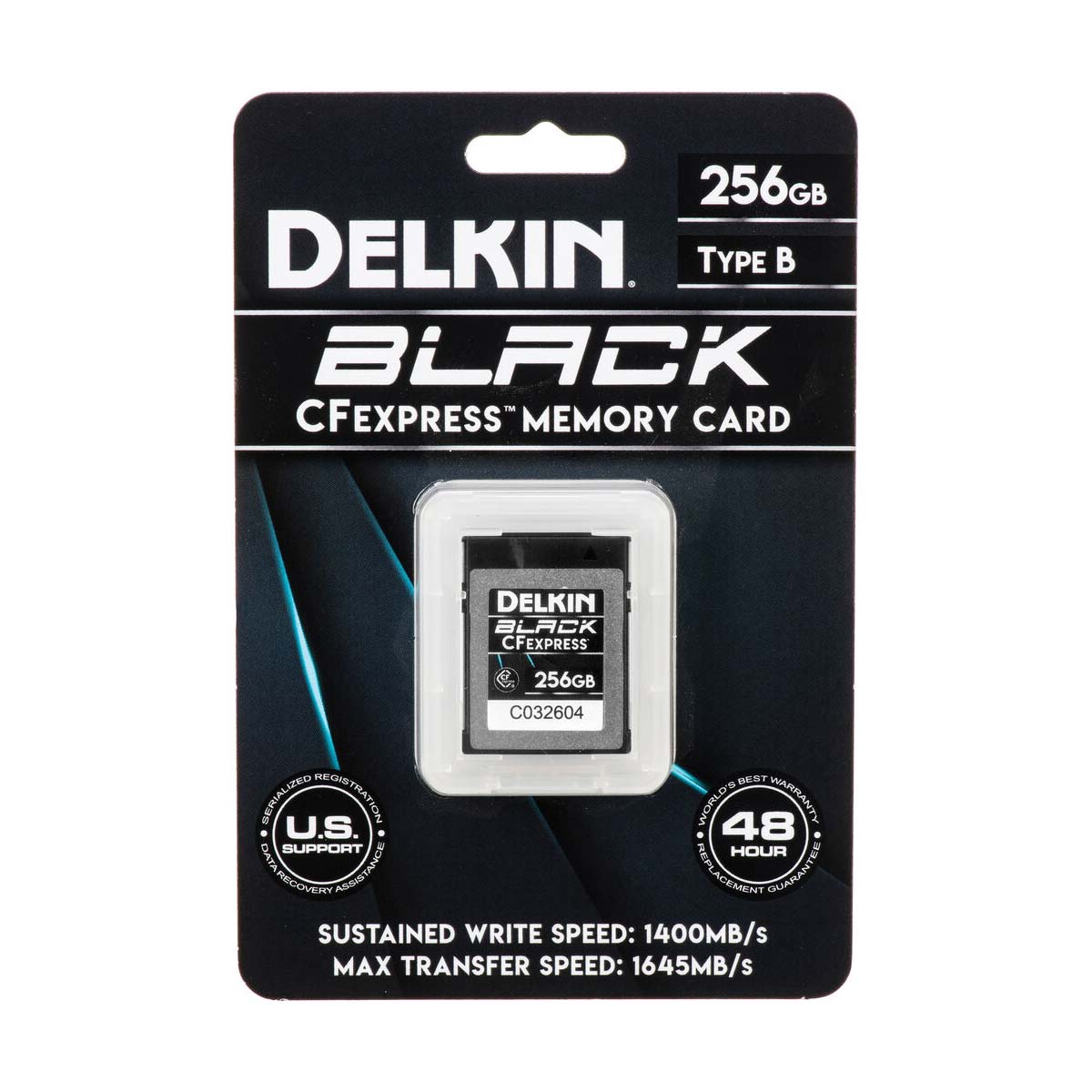 Delkin Black 256GB CFexpress Type B Memory Card