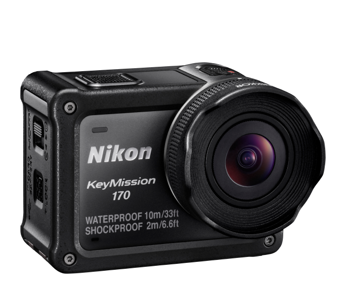 Nikon KeyMission 170 (Black), video action cameras, Nikon - Pictureline - 3