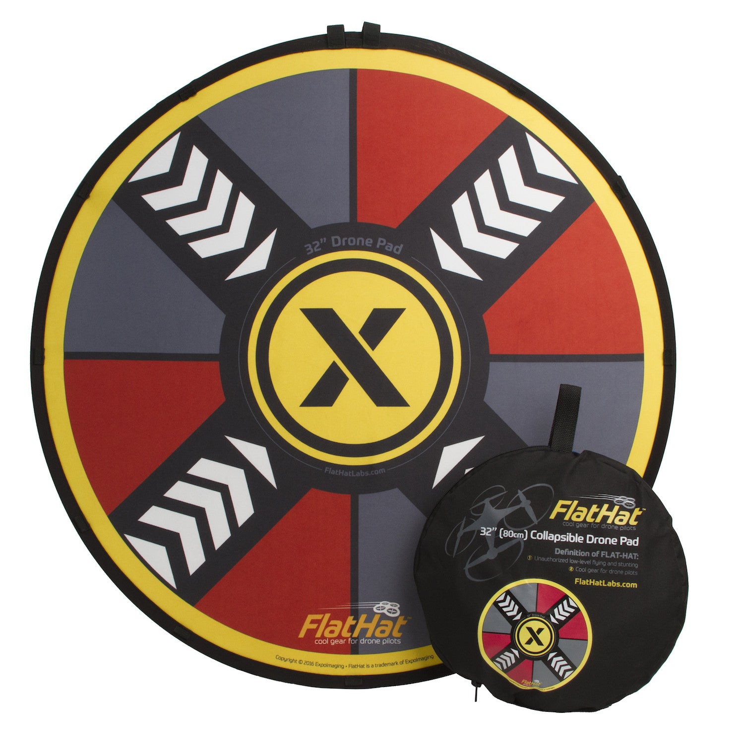 ExpoImaging FlatHat 32” Collapsible Drone Landing Pad