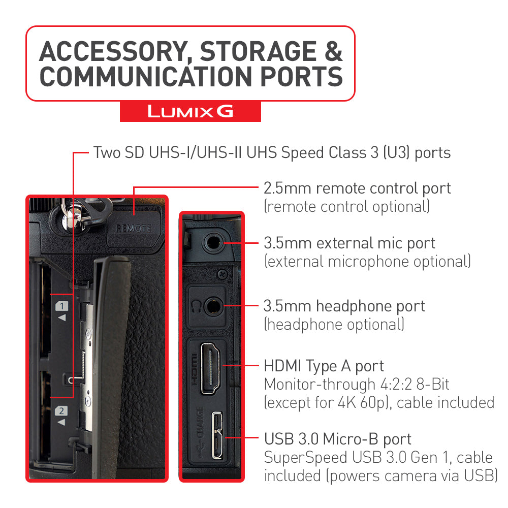 Panasonic Lumix DC-G9 Digital Camera Body