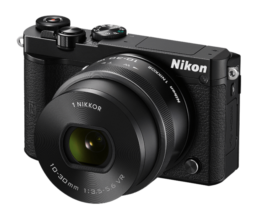 Nikon 1 J5 Digital Camera with 10-30mm Lens Black, camera mirrorless cameras, Nikon - Pictureline - 3