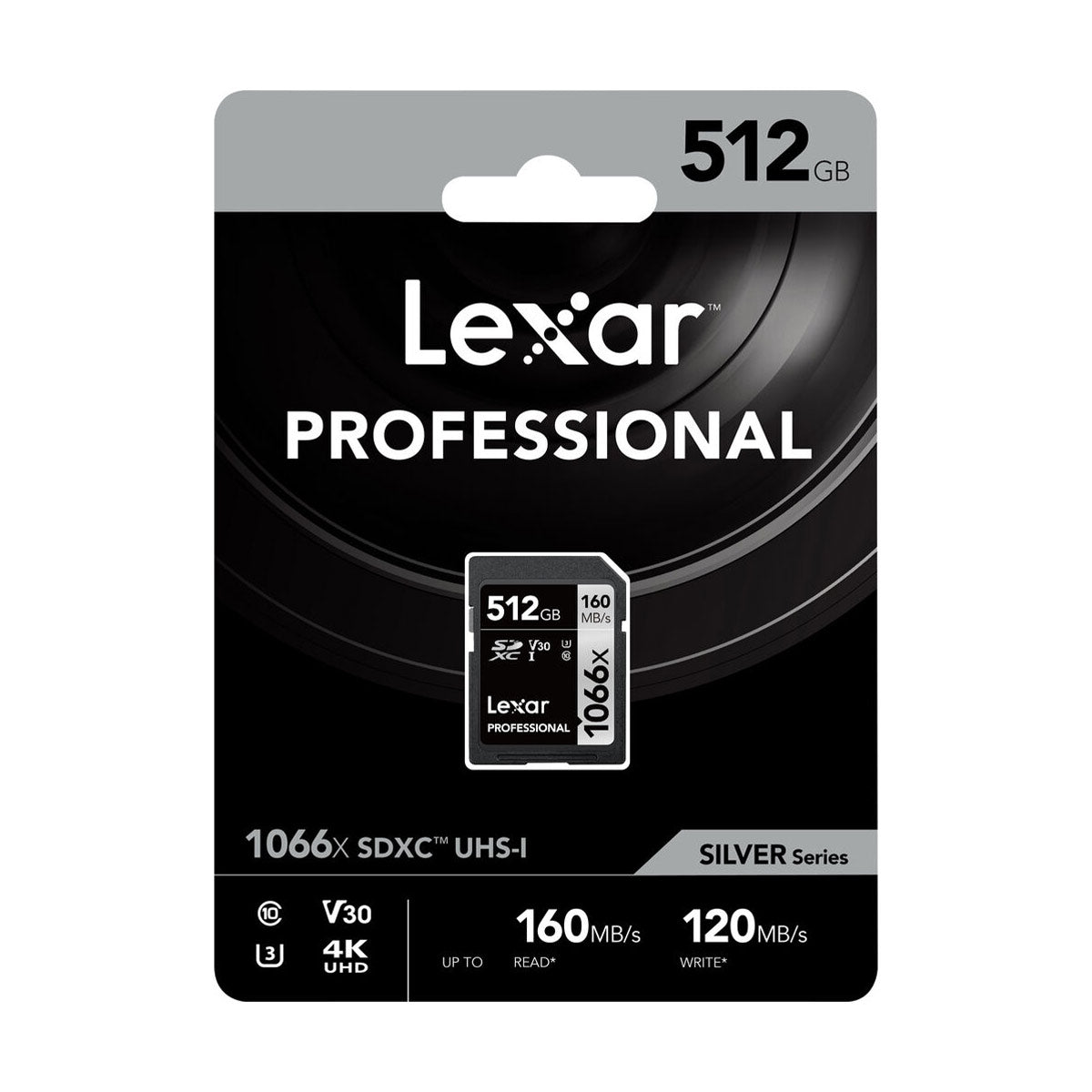 Lexar 512GB Professional 1066x UHS-I SDXC (V30) Memory Card