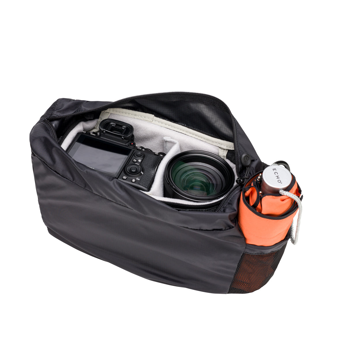 Tenba BYOB/Packlite 9 Flatpack Bundle Bag (Black and Gray)