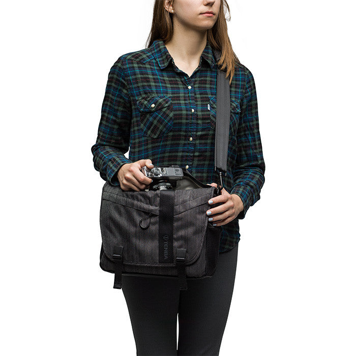 Tenba DNA 10 Graphite Messenger Bag, bags shoulder bags, Tenba - Pictureline - 5