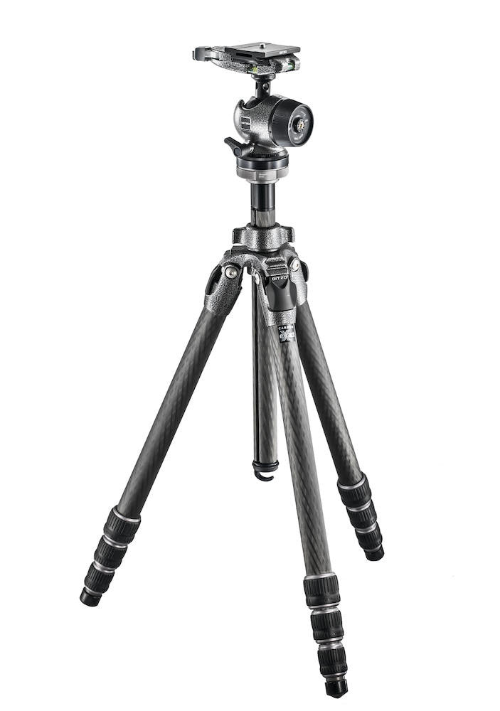 Gitzo GK2542-80QD Series 2 Mountaineer eXact Carbon Fiber Kit w/Ball Head, tripods photo tripods, Gitzo - Pictureline - 1