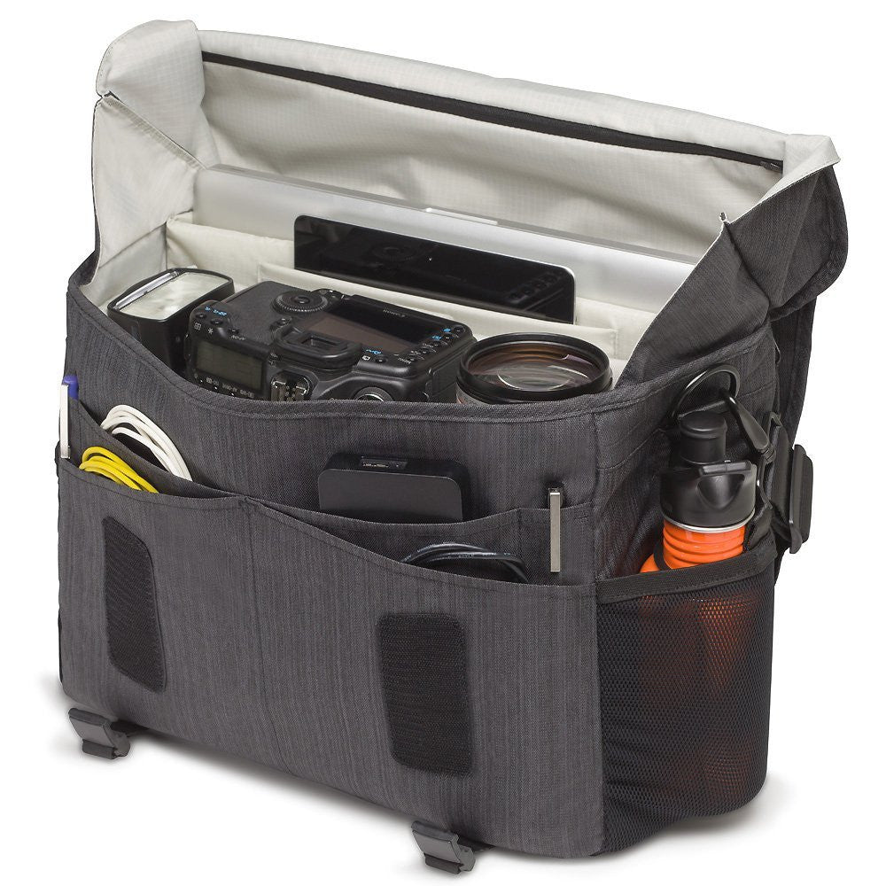Tenba DNA 15 Graphite Messenger Bag, bags shoulder bags, Tenba - Pictureline - 3