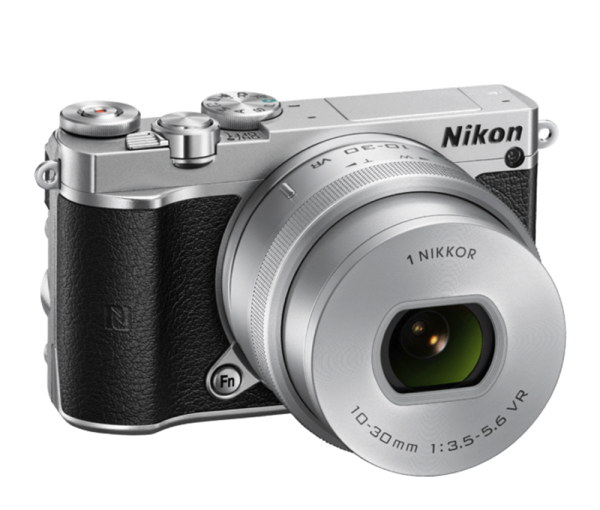 Nikon 1 J5 Digital Camera with 10-30mm Lens Silver, camera mirrorless cameras, Nikon - Pictureline - 2