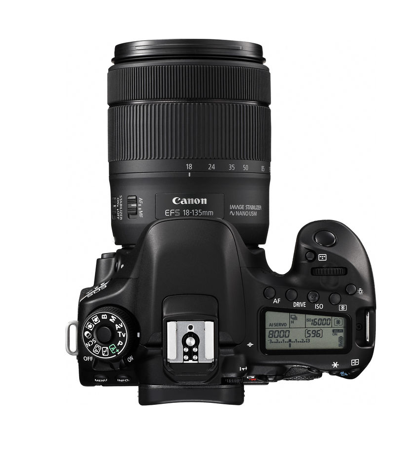 Canon EOS 80D DSLR Camera with 18-135mm IS USM Lens, camera dslr cameras, Canon - Pictureline - 2