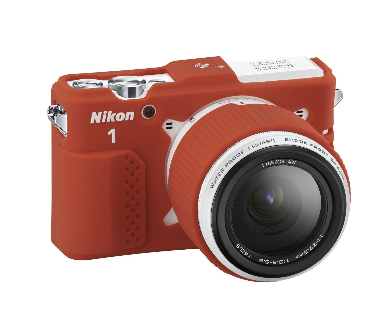 Nikon Silicone Jacket for Nikon 1 AW1 Orange, camera accessories, Nikon - Pictureline  - 2