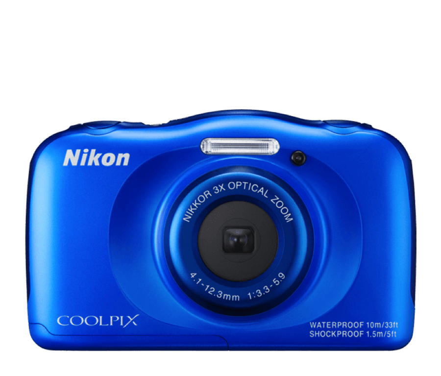 Nikon Coolpix S33 Digital Camera Blue, discontinued, Nikon - Pictureline  - 1