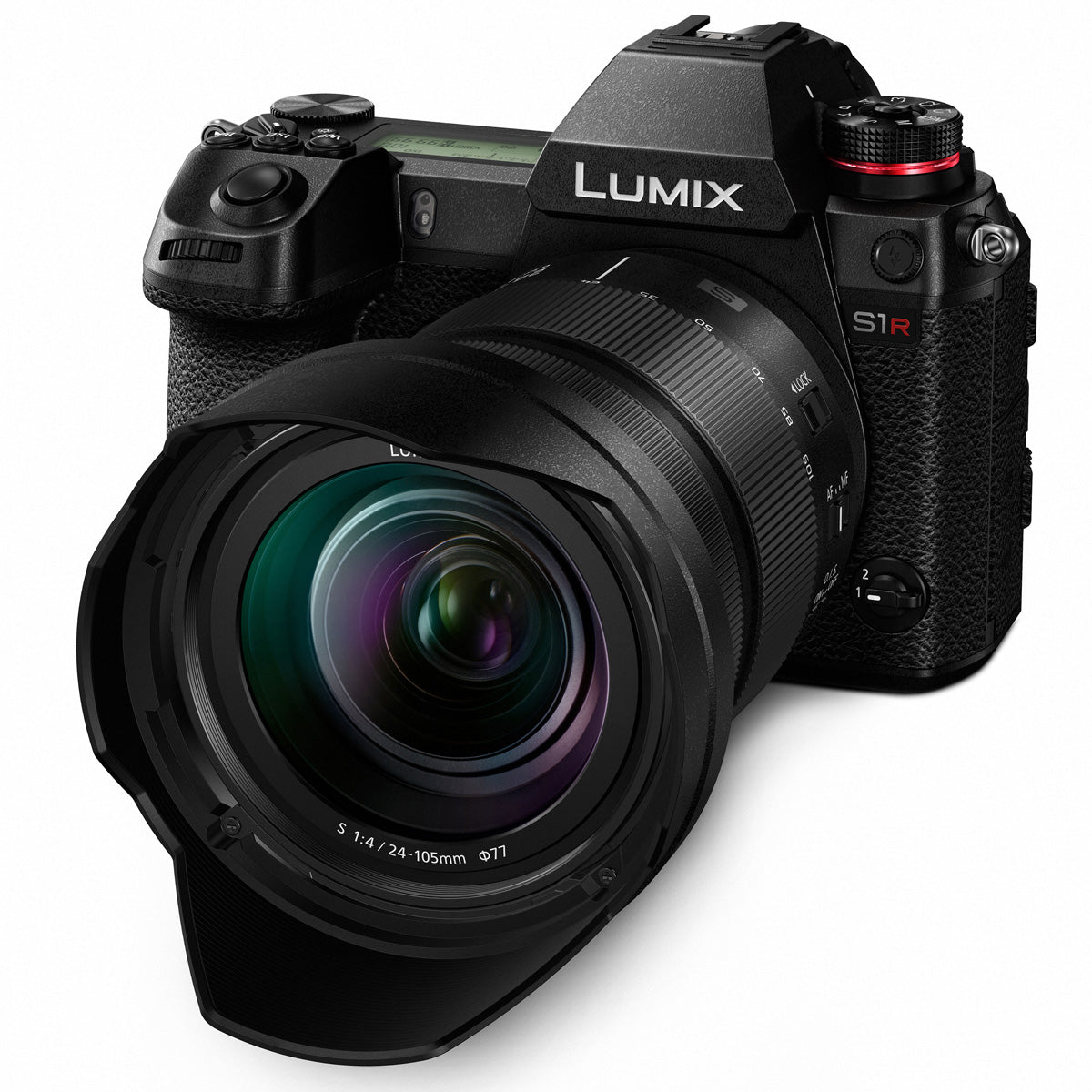Panasonic Lumix S1R Mirrorless Camera Body with 24-105mm f/4 Lens