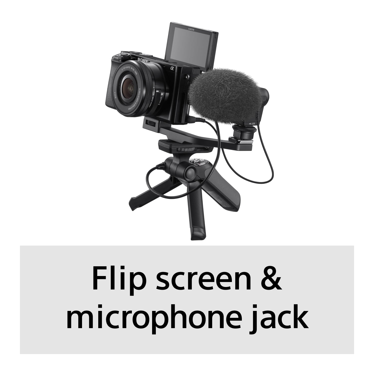 Sony Alpha a6100 Mirrorless Digital Camera with E-Mount 16-50mm Lens