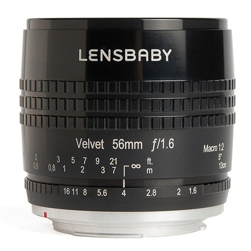 Lensbaby Velvet 56mm f/1.6 Lens for Nikon F, lenses optics & accessories, Lensbabies - Pictureline - 1