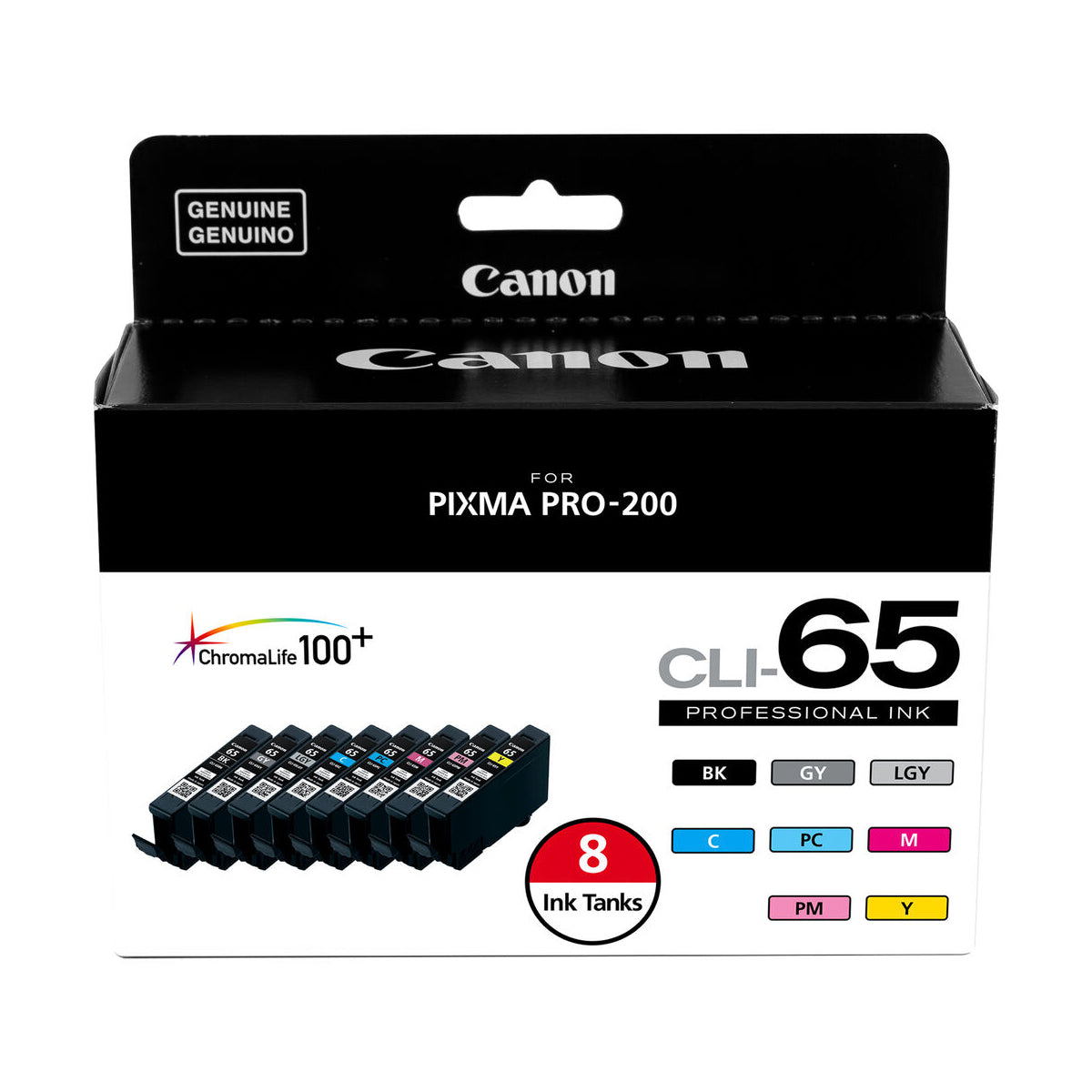 Canon CLI-65 8-Color Ink Pack (Pixma PRO-200/200S)