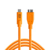 Tether Tools TetherPro USB-C to 3.0 Micro-B, 15’ (4.6m) ORG