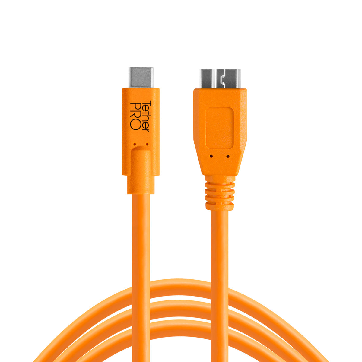 Tether Tools TetherPro USB-C to 3.0 Micro-B, 15’ Orange