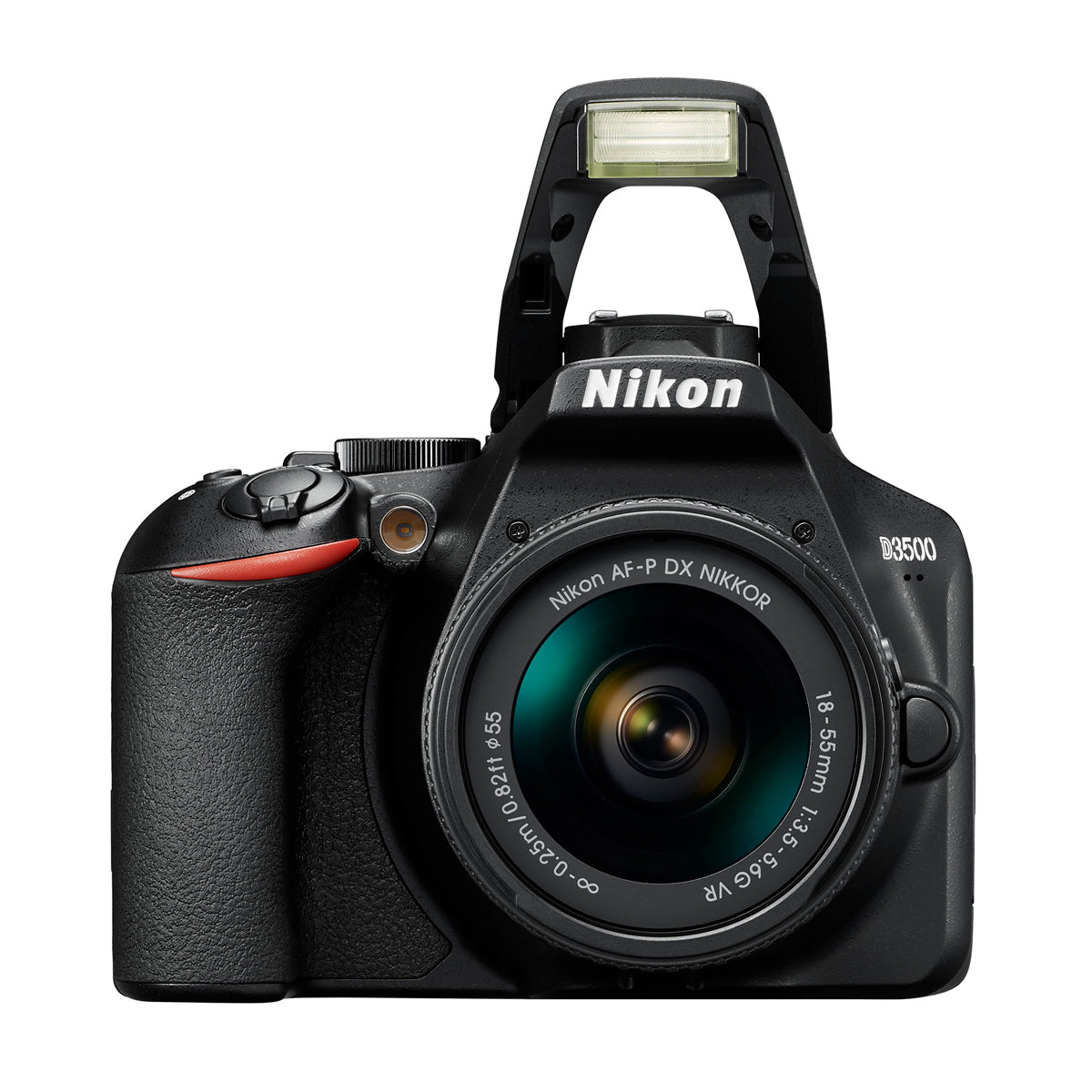 Nikon D3500 DX-format Digital SLR Camera w/ AF-P 18-55mm DX G VR Zoom Lens Black