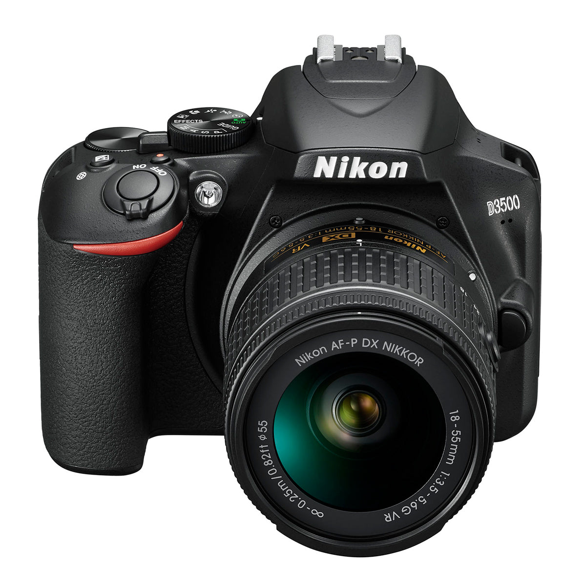 Nikon D3500 DX-format Digital SLR Camera w/ AF-P 18-55mm DX G VR Zoom Lens Black