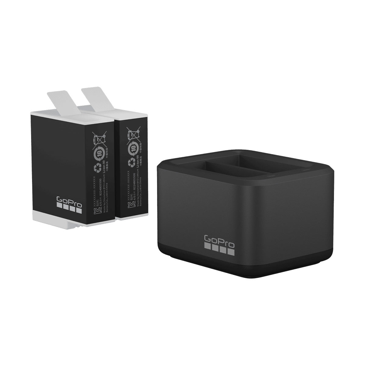 GoPro Dual Battery Charger + Enduro Batteries (HERO12/11/10/9 Black)