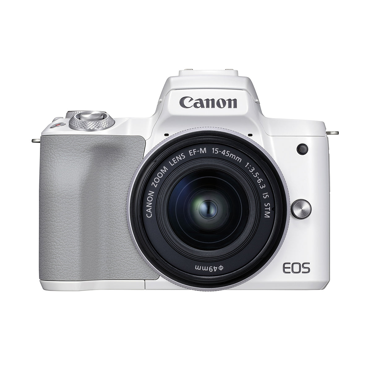 Canon EOS M50 Mark II with EF-M 15-45mm IS STM Lens Kit (White)