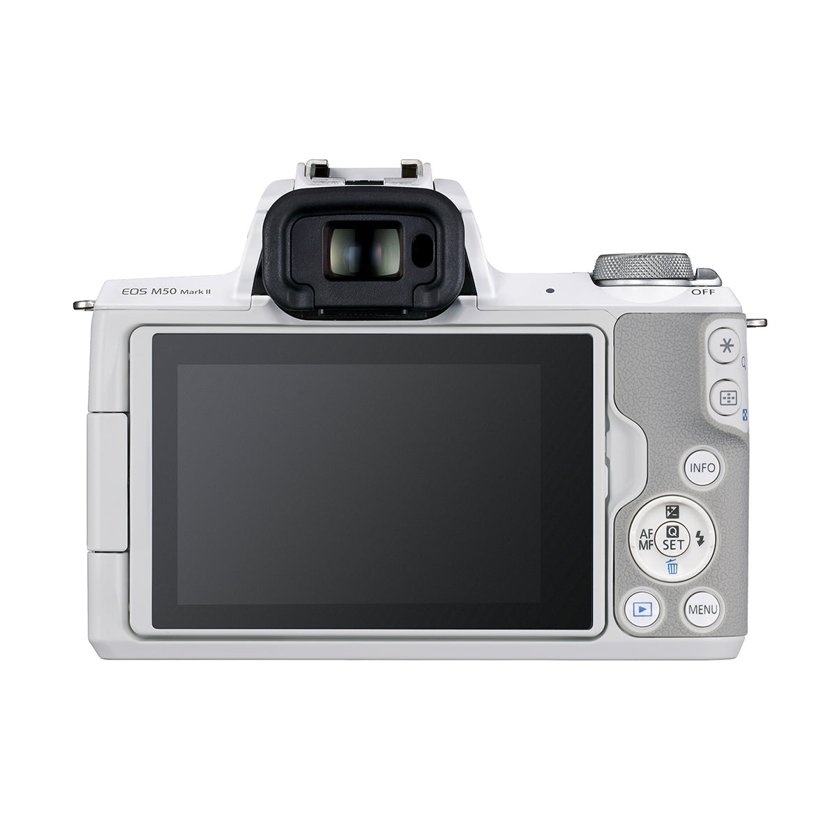 Canon EOS M50 Mark II with EF-M 15-45mm IS STM Lens Kit (White)