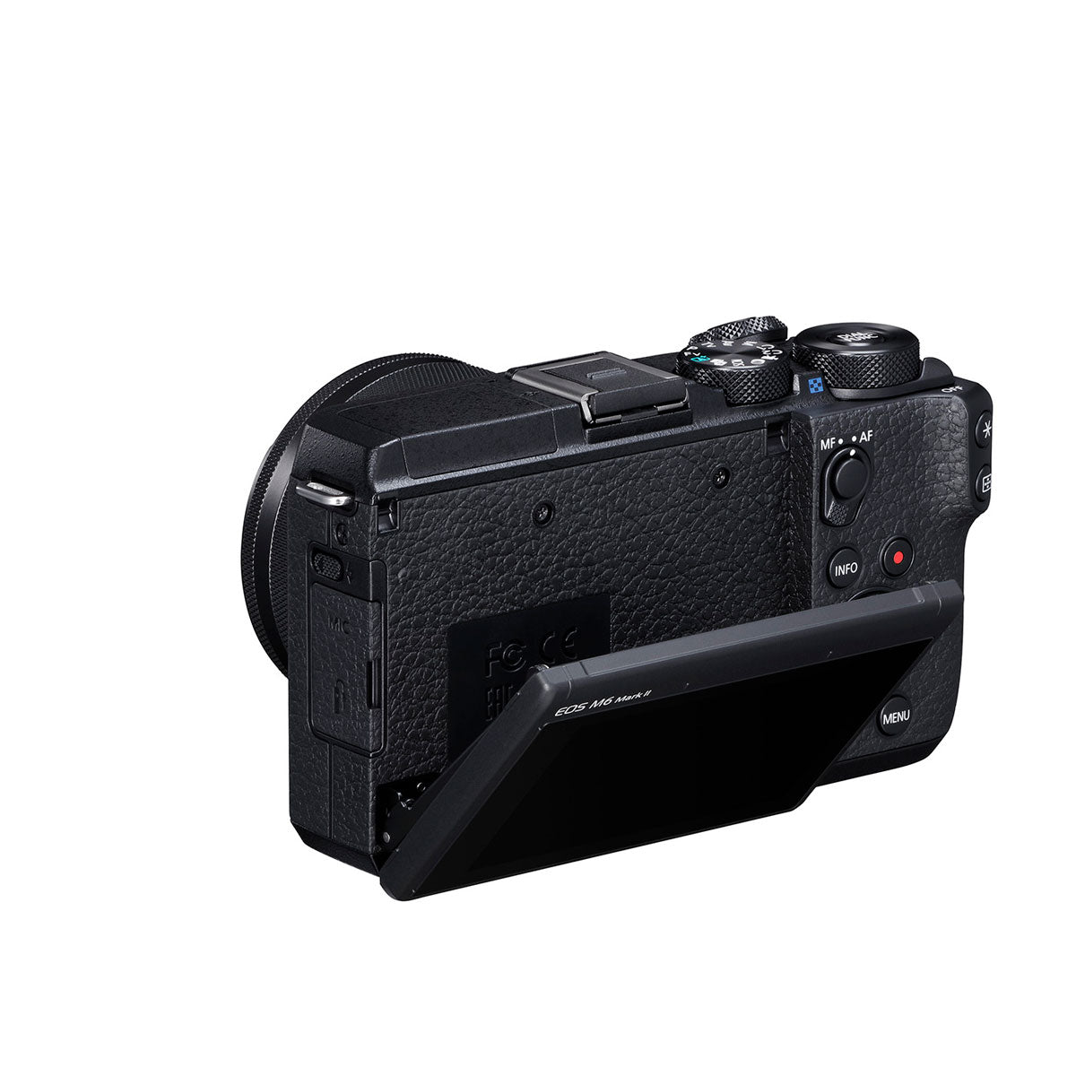 Canon EOS M6 Mark II Mirrorless Camera with EF-M 15-45mm IS STM Lens and EVF (Black)