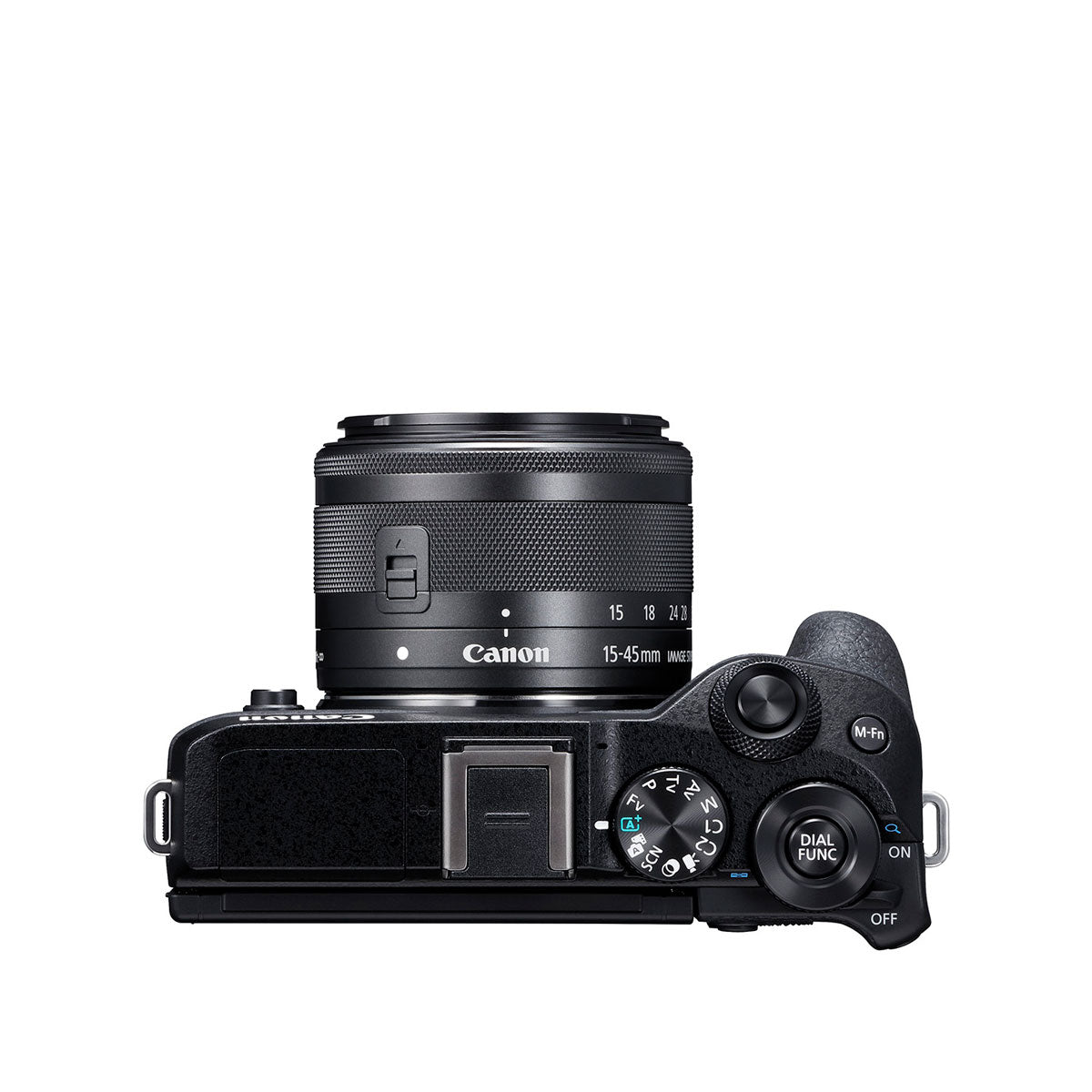 Canon EOS M6 Mark II Mirrorless Camera with EF-M 15-45mm IS STM Lens and EVF (Black)