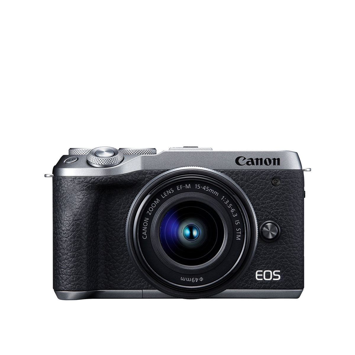 Canon EOS M6 Mark II Mirrorless Camera with EF-M 15-45mm IS STM Lens and EVF (Silver)