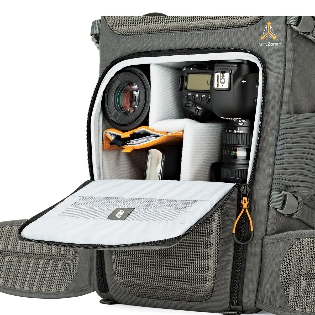 Lowepro Flipside Trek BP 450 AW Backpack (Gray/Dark Green)