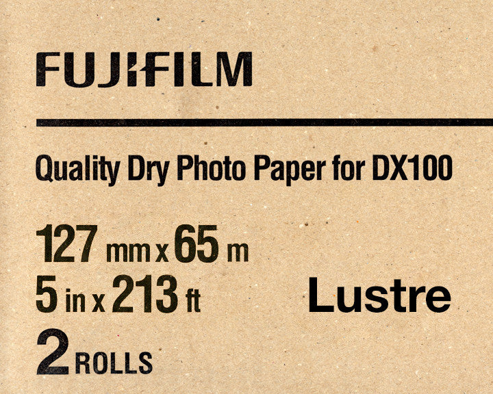 Fuji DX100 Paper Lustre 5"x213' (2-Pack), papers roll paper, Fujifilm - Pictureline