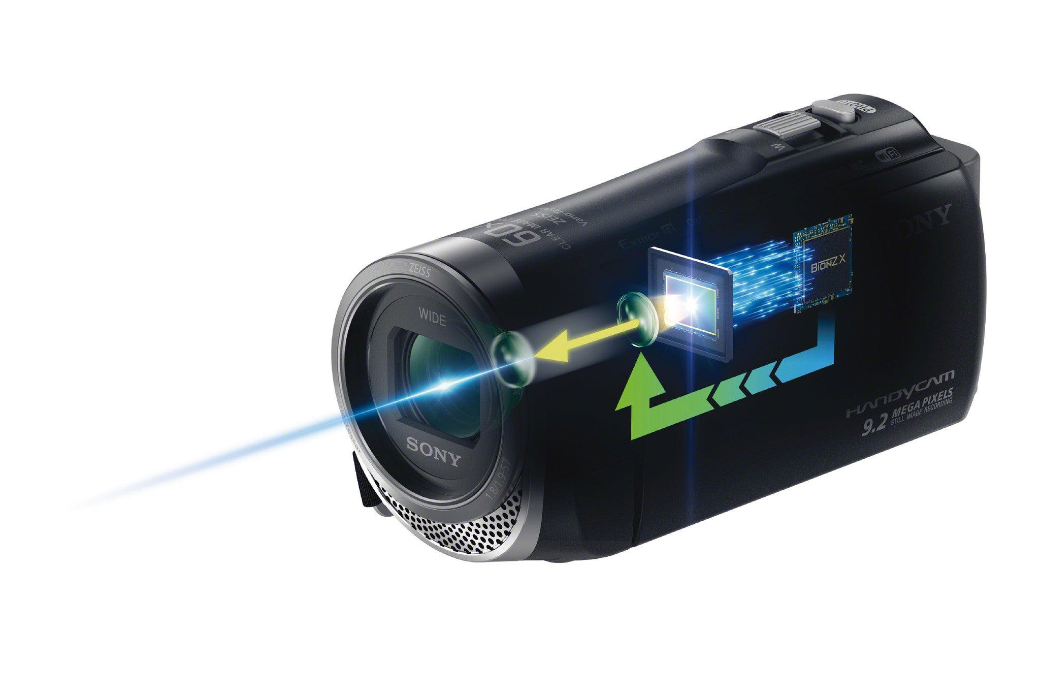 Sony HDR-CX455 Full HD Handycam Camcorder, video camcorders, Sony - Pictureline - 2