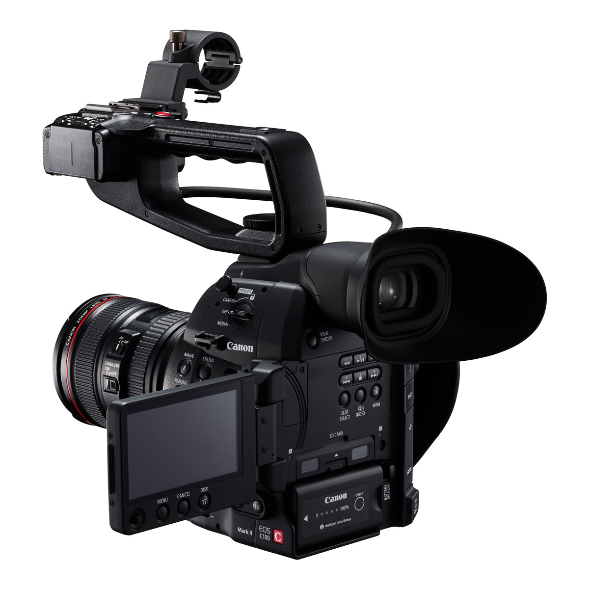 Canon EOS C100 Mark II Dual Pixel CMOS AF & EF 24-105mm f/4L IS II USM Zoom Lens Kit