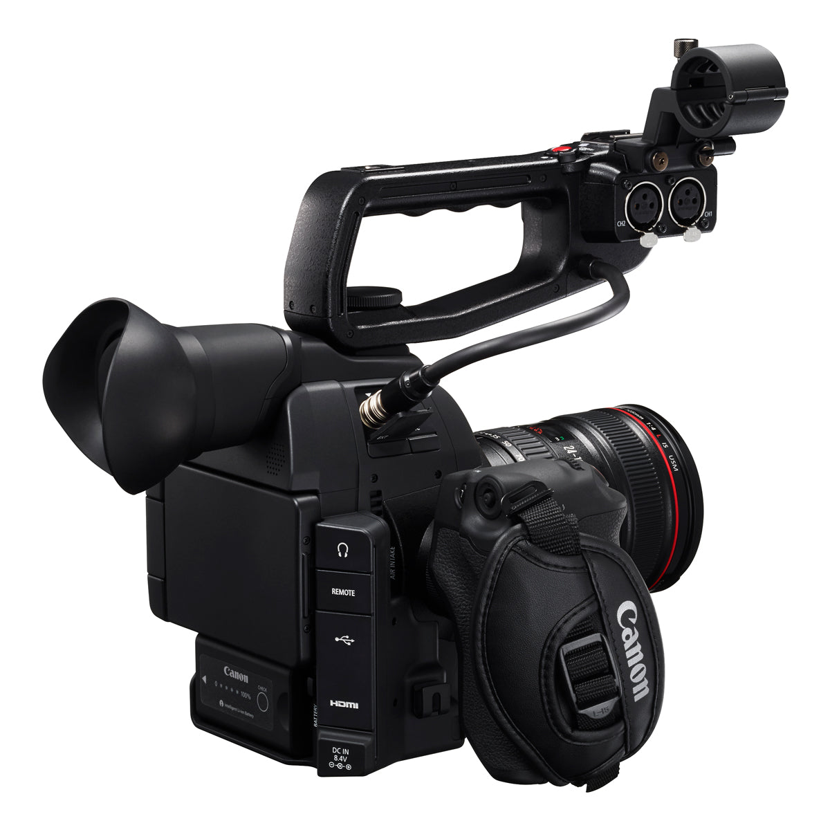 Canon EOS C100 Mark II Dual Pixel CMOS AF & EF 24-105mm f/4L IS II USM Zoom Lens Kit